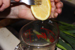 Lemon juicing