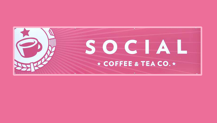 social coffee logo