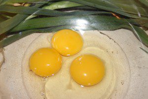 Eggs, Double-boiler