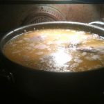 Duck confit simmering