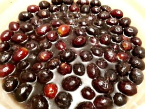 Black olives in brine